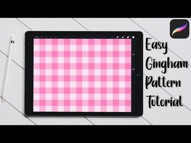How to Make a Seamless Gingham Pattern in Procreate