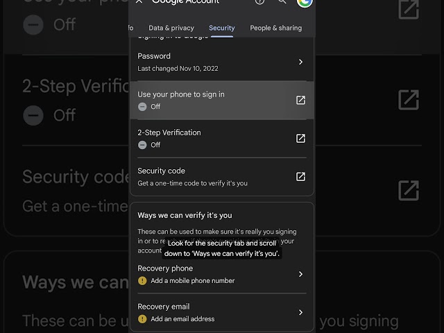 Make your Gmail account even more secure! 🔐 #Shorts