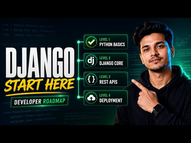 Django Roadmap 2026 🐍 From Beginner to Pro