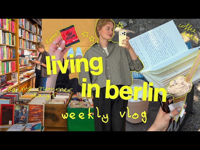 XXL WEEKLY VLOG 💛 freiluftkino, coffee dates, woche planen & die ersten tage als selbstständige!