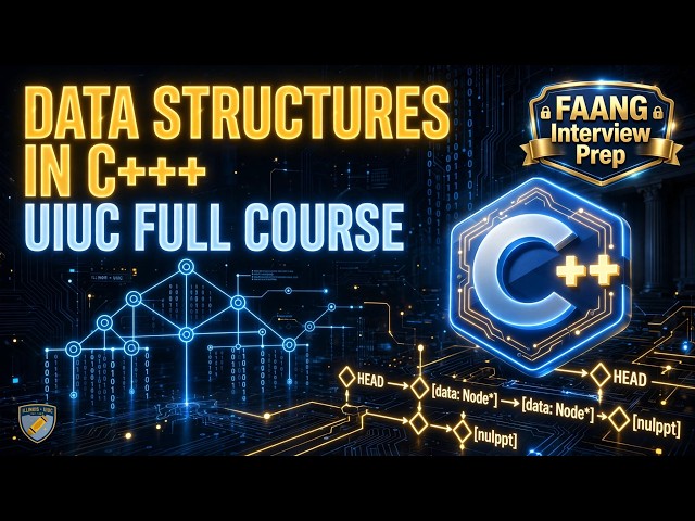 Object Oriented Data Structures in C++ Full Course 2026 | UIUC CS 225 | Beginner to Advanced