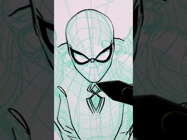 How a Marvel Comics artist draws Spider-Man!