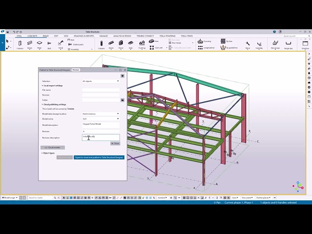 New BIM workflow for Structural Engineer: Publish from Tekla Structures to Tekla Structural Designer