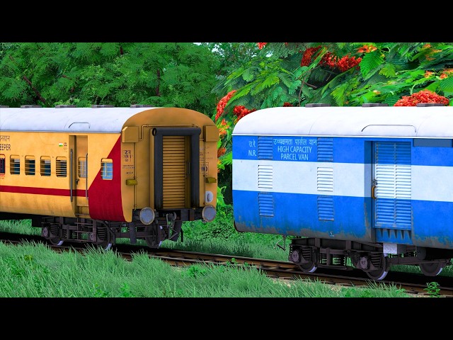 ICF UTKRISHT DECOUBLE ICF PARCEL VAN | BUMPY RAILROAD | Train Simulator | Railwork | NTG GAMING