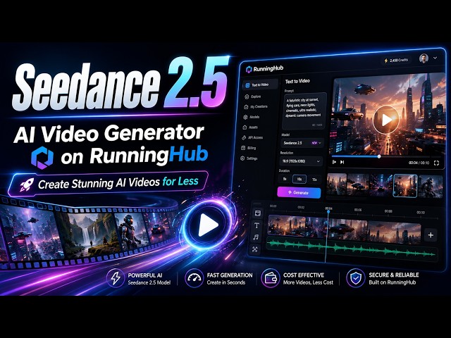 Seedance 2.5 on RunningHub – How to Create Stunning AI Videos for Less