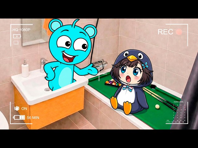 Washing Sky and Gugugaga From Dirt on My Pool Table… (Sprunki in Real Life)