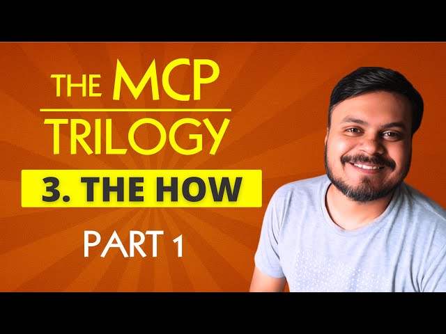 Model Context Protocol | The How | How to connect MCP Servers to Claude Desktop | CampusX
