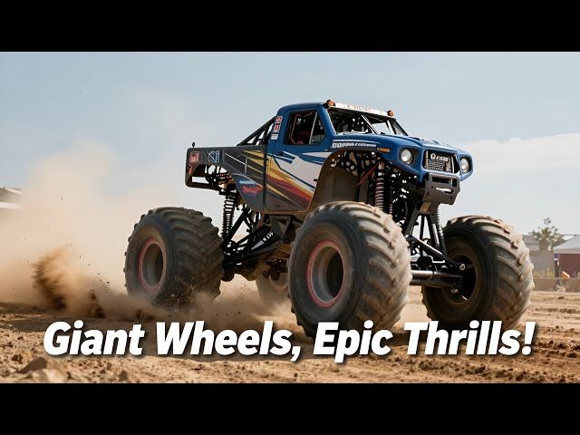 “700‑Pound Tires in Seconds — Monster Truck Pit Crew!”