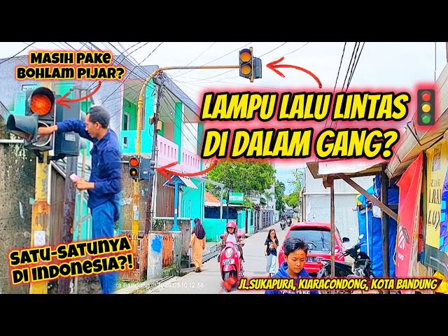 LAMPU LALU LINTAS DI DALAM GANG? TERNYATA WARNING LIGHT MILIK TABACH? | JL.SUKAPURA, KIRCON, BANDUNG