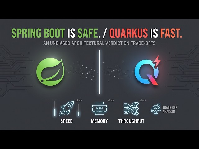 Quarkus vs Spring Boot: I Built The Same Java API Twice