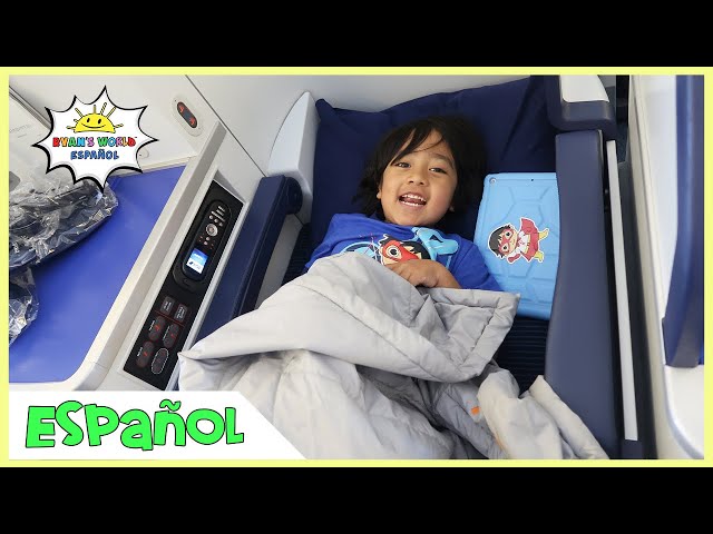 Primer viaje en avión de Ryan en clase ejecutiva a Japón + tour por el hotel en Japón