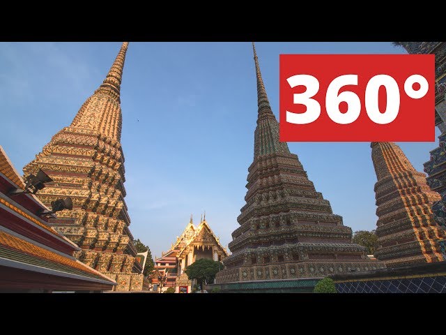 360 video: Wat Pho Temple, Bangkok, Thailand