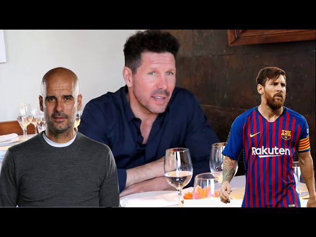 "¿Por qué juegas con Messi de falso 9?" Simeone desvela la explicación que le dio Guardiola