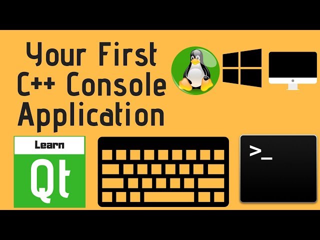 Qt C++ Gui Tutorial : Your First C++ Console Application | Course Preview