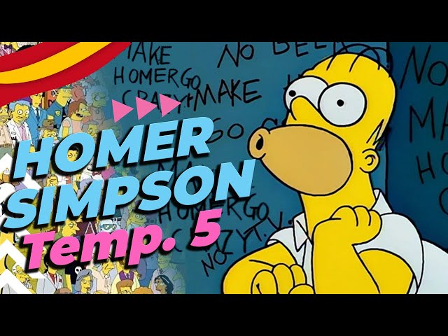 MEJORES MOMENTOS | Homer Simpson | Castellano | 5ª Temp. PARTE 1
