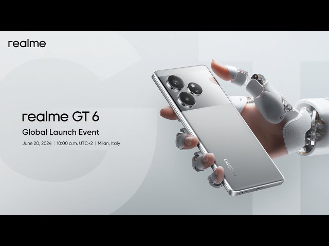 realme GT 6 Series Global Launch Event 丨 Power meets AI