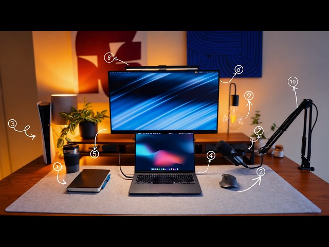 My MacBook Productivity Desk Setup (2026) 