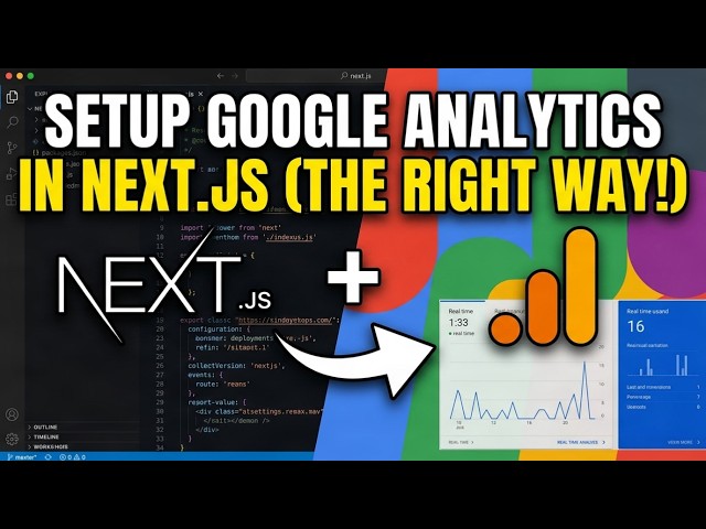 The EASIEST Way to Add Google Analytics to Next.js