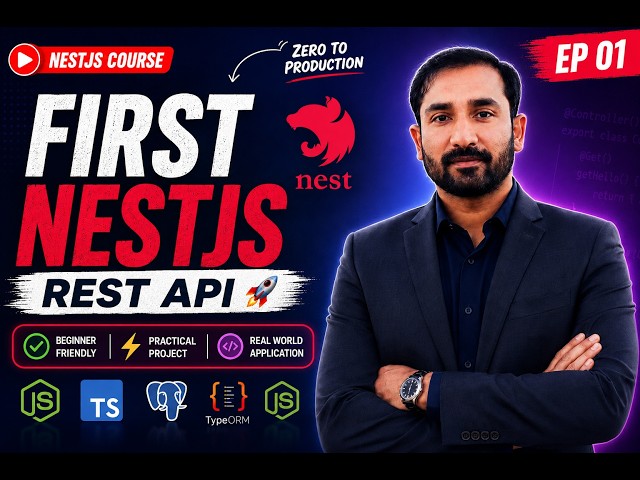 🚀 NestJS Tutorial for Beginners — Build Your First REST API