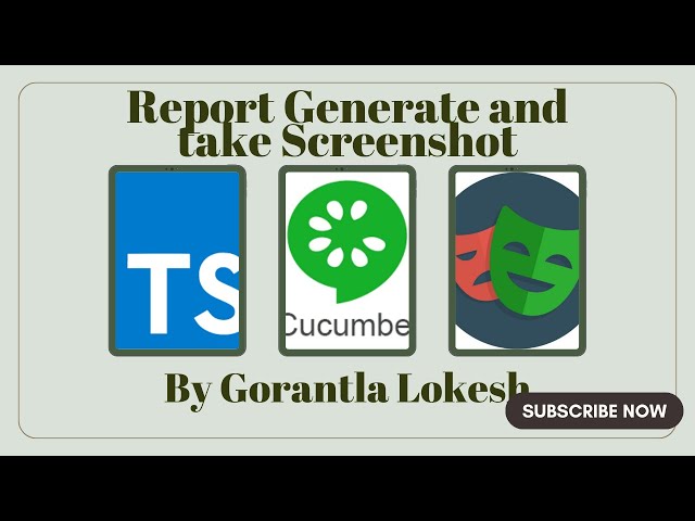 [2024] Part 6: HTML Report |  Take Screenshot For Failed  in Cucumber with Playwright Typescript