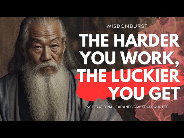 A Wisdom Burst of Motivational Japanese Old Sayings and Quotes | Wisdom Burst