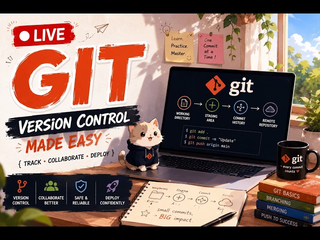 LIVE | Day 10 | Session 2 | Becoming a Java Architect | Studying Git | Night Owl Session