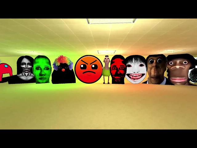 hamod habibi selena delgado obunga auughhh & many nextbots in backrooms snpc #snpc