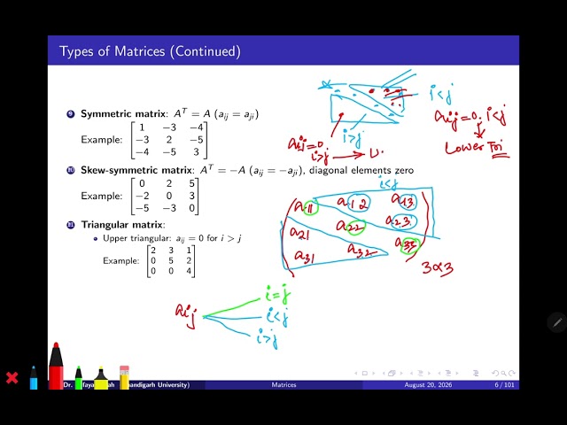 PART 1 MATRICES