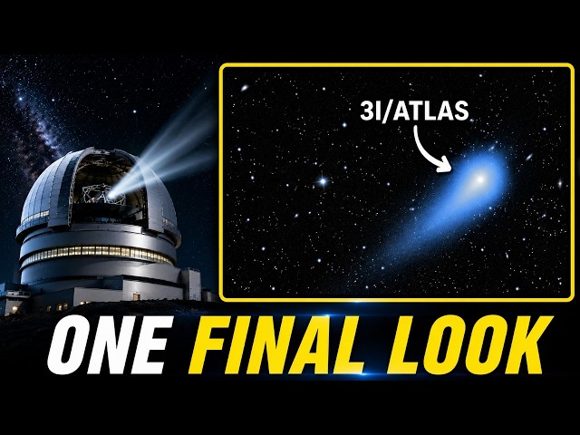 3I/ATLAS UPDATE: New Image From Rubin Observatory | One Final Look