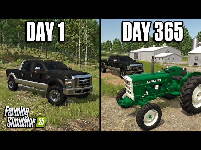 I SPENT 1 YEAR BUILDING A FARM WITH $0 AND A TRUCK