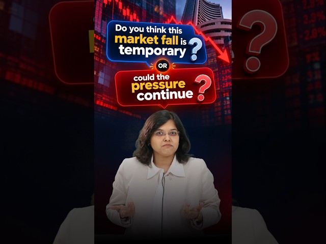 Nifty 50 Down 400+ points in 2 Days: Key Things to Know | CA Rachana Ranade | #shorts