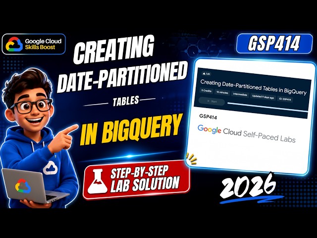 Creating Date-Partitioned Tables in BigQuery [2026] | GSP414 | Google Cloud Arcade Lab Solution