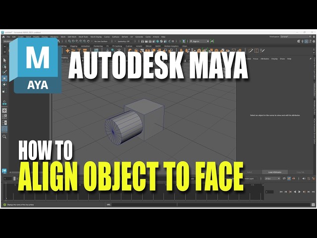 Autodesk Maya How To Align Object To Face