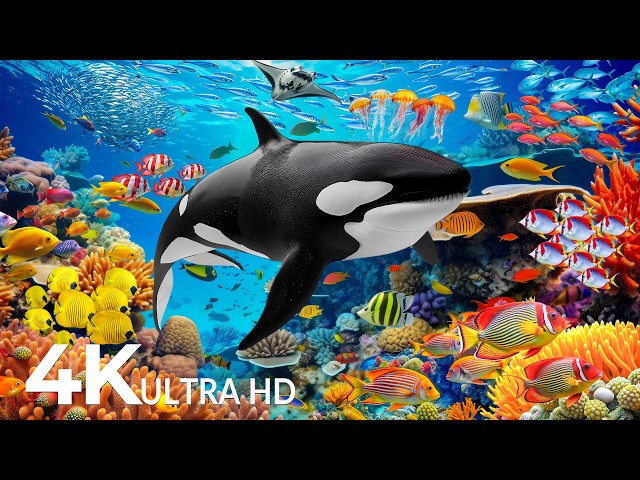 Amazing 4K Ocean Adventure 🐳 Dive Deep and Marvel at Sea Animal in The Best 4K ULTRA HD Aquarium #85