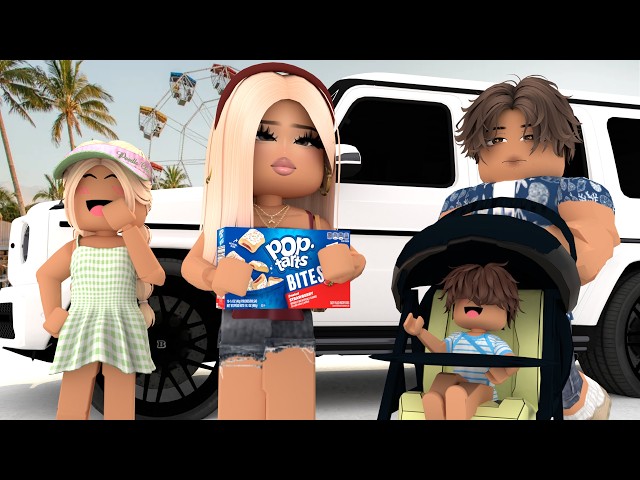 FAMILY TRIP TO A SUMMER FESTIVAL! *MOM HAS A FIGHT!* Roblox Bloxburg Voiced RP Roleplay