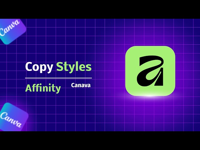 Affinity Designer Style Picker Tool – Learn How to Copy Styles Easily