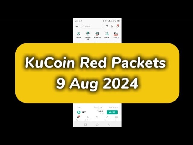 Kucoin Crypto RED Packets codes today 9 August 2024