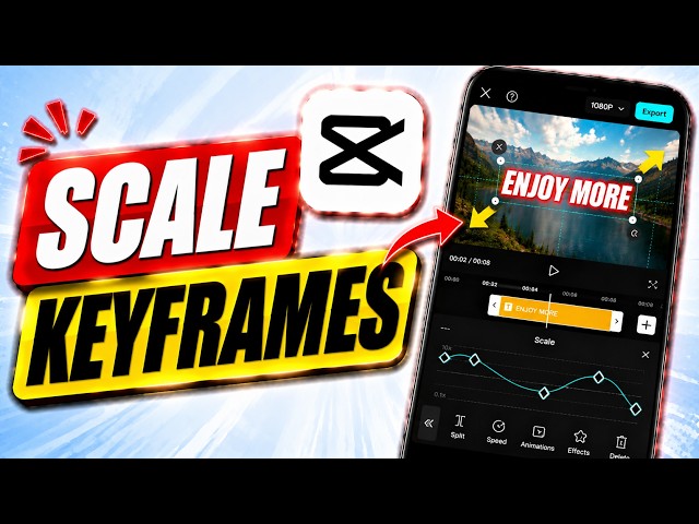 How to Edit Scale Keyframes in CapCut mobile