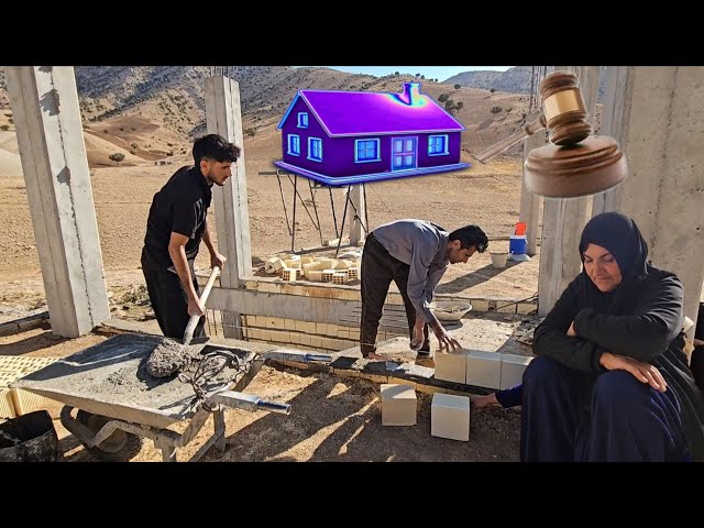 😱 Baqir, Moin, and Ostad work around the clock to build the second floor of Akbar's house!