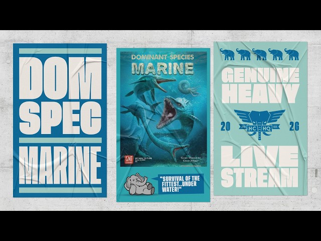 Dominant Species Marine (revisited) - 4p Teaching, Play-through & Discussion by Heavy Cardboard