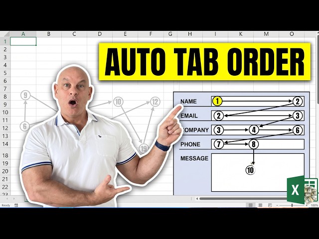 I Can't Believe This One VBA Setup Automates Excel Tab Order — Eliminates Manual Clicking Forever