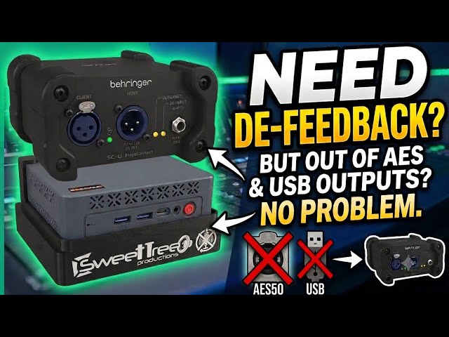 Behringer SC-U Routing Defeedback When you are out of AES and USB Ports. Lowest Latency