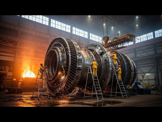 Inside Hydraulic Turbine Manufacturing – Step by Step Industrial Process
