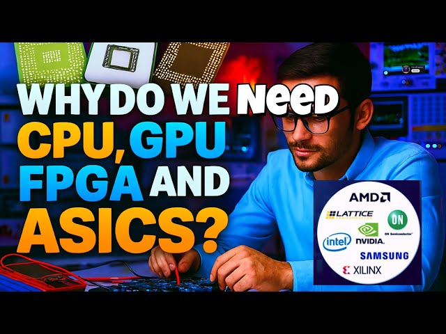 🧠 CPU vs GPU vs FPGA vs ASIC | Which One Fits Your Embedded System | Hardware Accelerators | AI