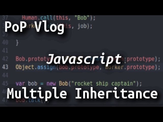 Multiple Inheritance in Javascript Tutorial!