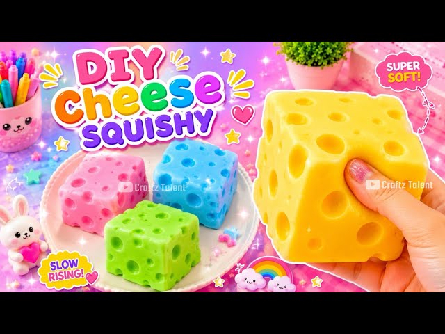 I Made Every VIRAL Cheese Squishy at Home! 😱😳 *DIY Cheese Squishy Tutorial*