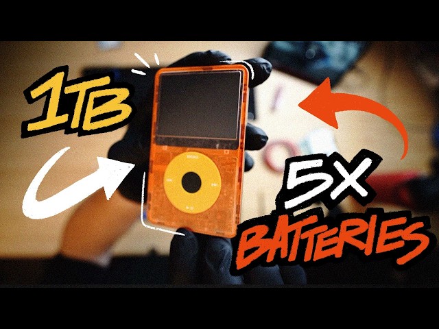 How I Made My 1TB Custom iPod + GIVEAWAY