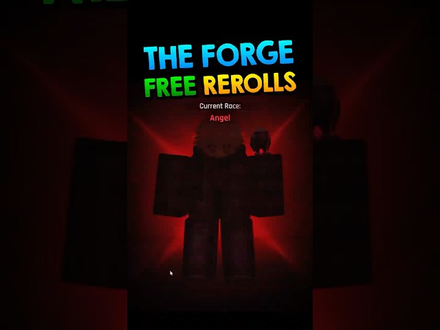 FREE REROLLS in The Forge #roblox #theforge