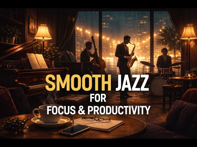 Smooth Jazz for Focus & Productivity | Relaxing Background Music