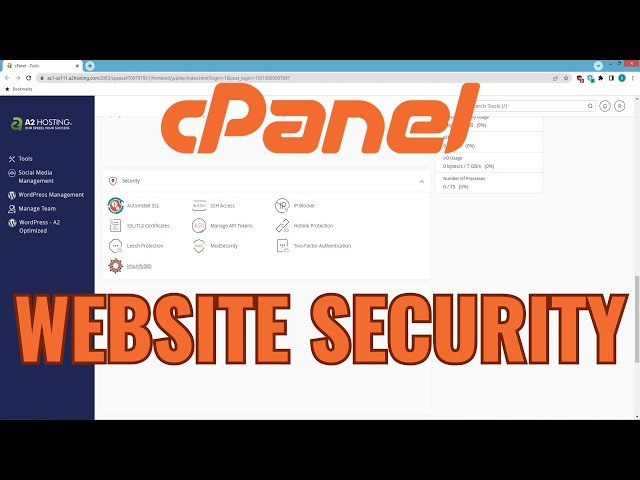 How to Enhance Website Security using cPanel | cPanel Tutorial